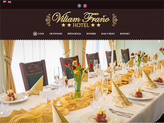 Hotel Viliam Fraňo Nitra miesto pre vašu svadbu či oslavu.